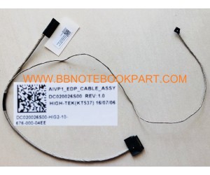 Lenovo IBM  LCD Cable สายแพรจอ   Ideapad 100-14 100-15 100-14IBY 100-15IBY AIVP1  30Pin   DC020026S00   (Version 1) 